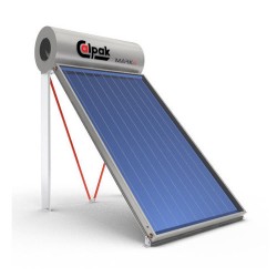 Ηλιακός Θερμοσίφωνας Calpak Mark 4 Glass 160/2.6 Επιλεκτικός Διπλής Ενέργειας