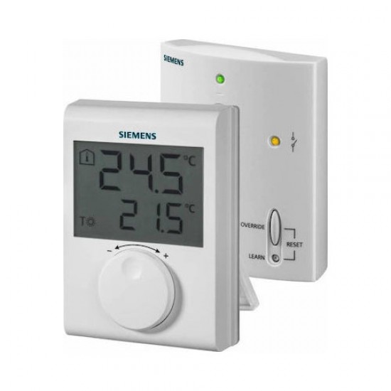 Θερμοστάτης χώρου ασύρματος Siemens RDH100RF - SET